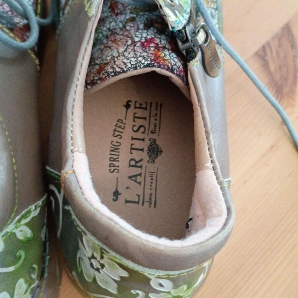 Spring-step Comfort old money hand-painted Women's Trainers - Picture 5 of 8
